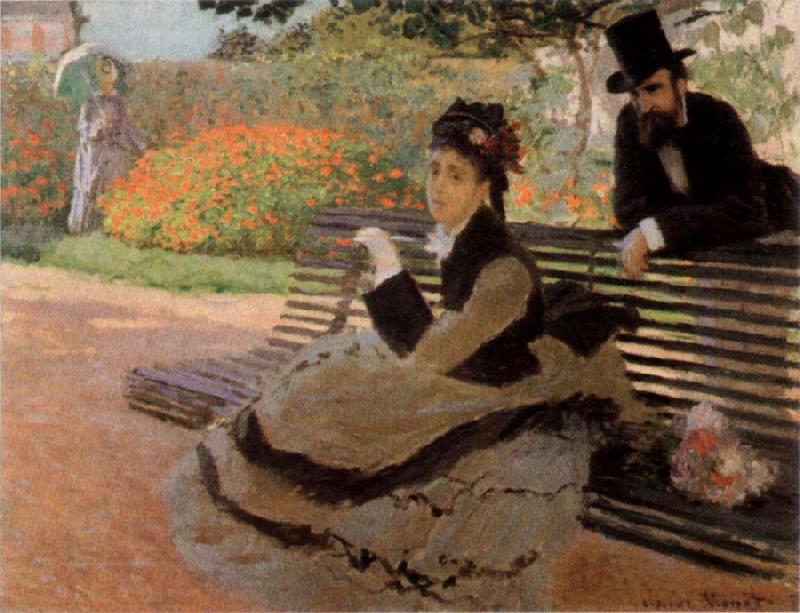 Claude Monet The Bench China oil painting art